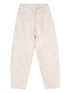 pantalones de cuero cónicos